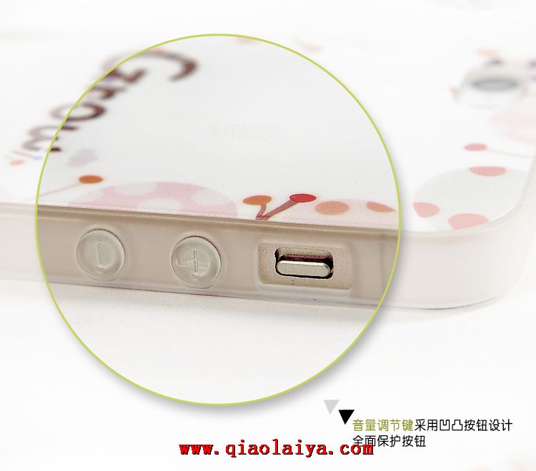 Le nouveau 5s iPhone mignon téléphone Coque de protection 5s d'Apple silicone téléphone mobile fixe