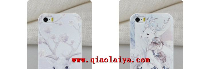 Nouveau Apple iphone5/5s authentique téléphone coque de style chinois reliefs peints