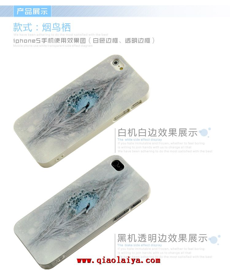 iPhone 5/5S oeil dans le ciel peint reliefs téléphone coque téléphonie mobile ensembles
