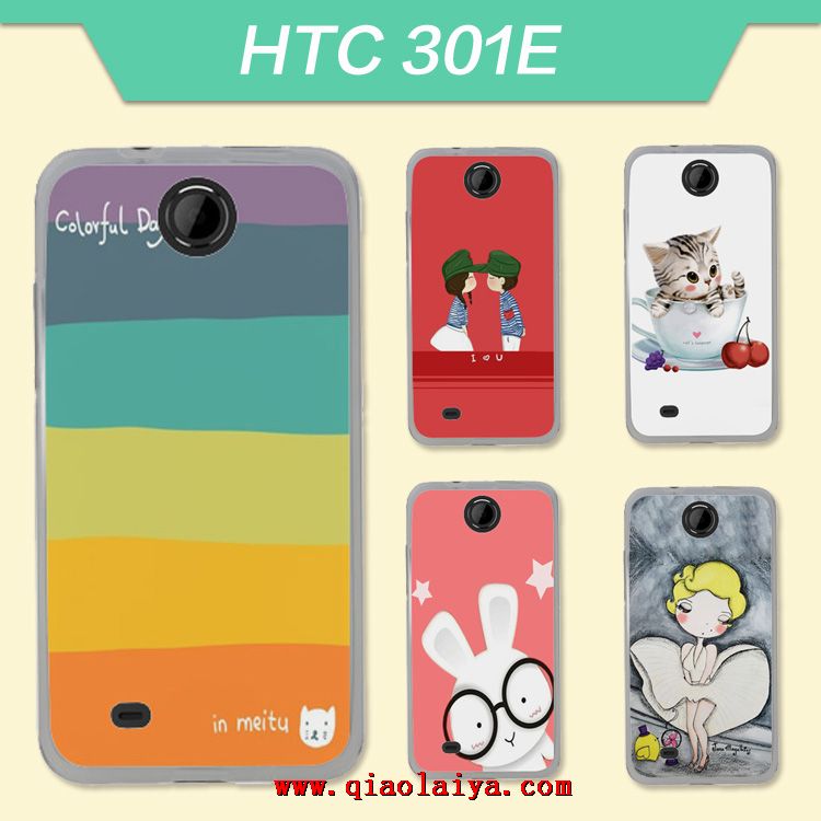 HTC Desire 300 mat portable ensembles 301e peint téléphone de coque