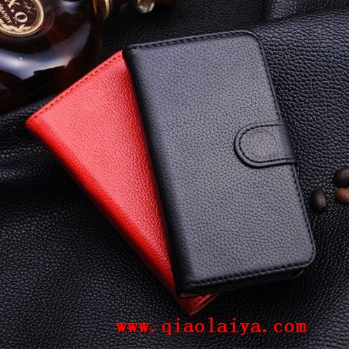 HTC M7-MINI coque mobile de luxe étui de protection T327D G9 rouge noir