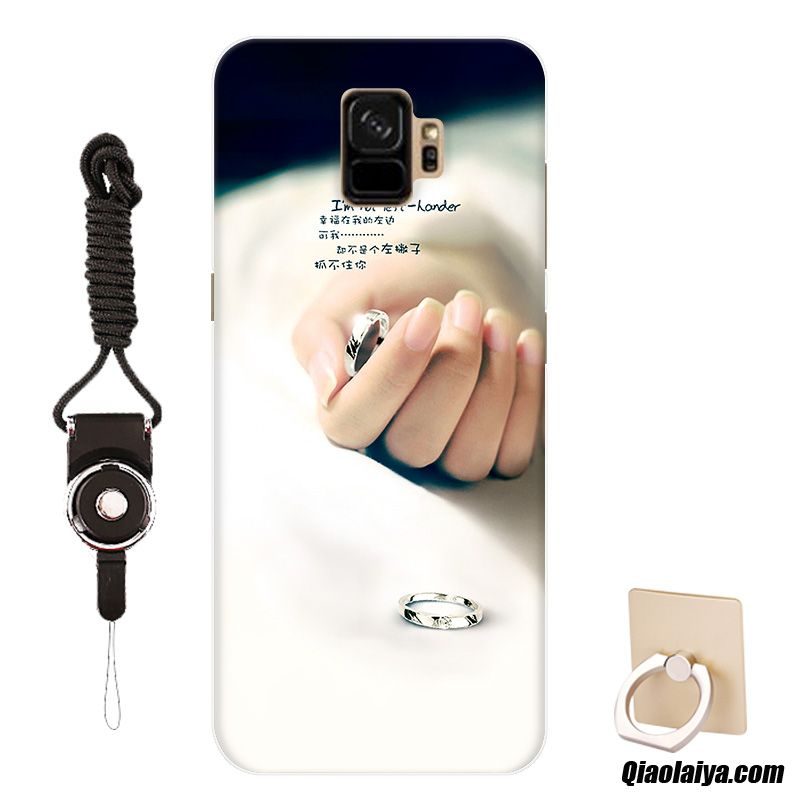 Accessoire Téléphone Samsung Galaxy S9 Souris, Coque Pour Samsung Galaxy S9, Etui Coque Personnalisable Neige