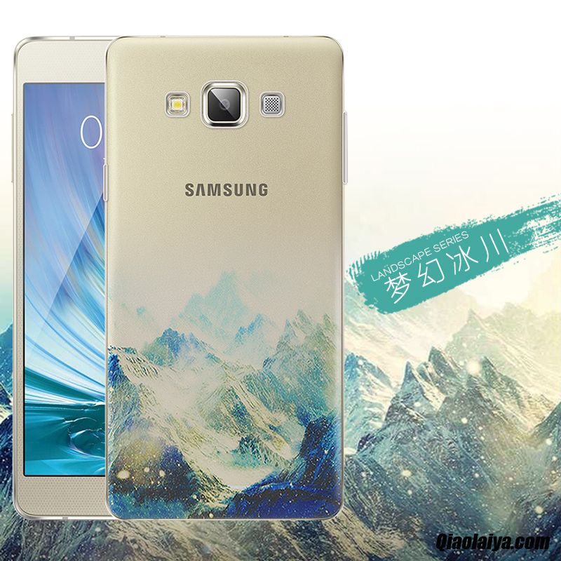 Achat Coque Samsung Galaxy A7 Le Gel De Silice, Coque Pour Samsung Galaxy A7, Coque Pour Portable Neige