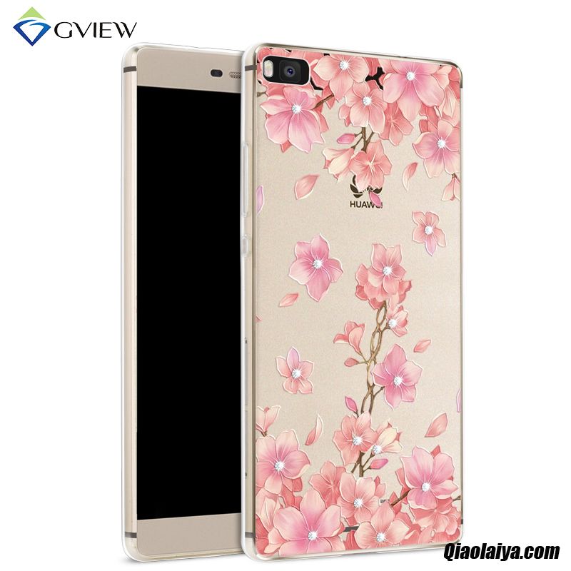 Coque De Portable Pour Huawei Chien, Coque Pour Huawei P8, Smartphone Pas Cher Darkviolet