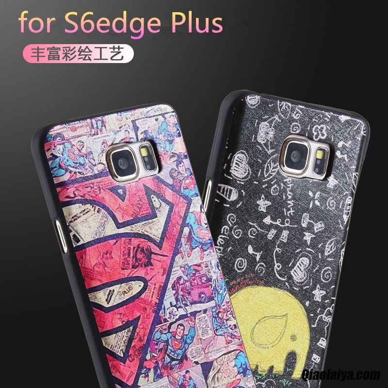 Coque Galaxy S6 Edge+ Diamant, Coque Pour Samsung Galaxy S6 Edge+ Pas Cher, Etui Coque Boutique Darkviolet