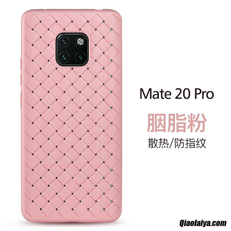 Coque Huawei Mate 20 Pro Étui En Cuir Souple, Mobiles Pas Cher Saumon, Coque Pour Huawei Mate 20 Pro