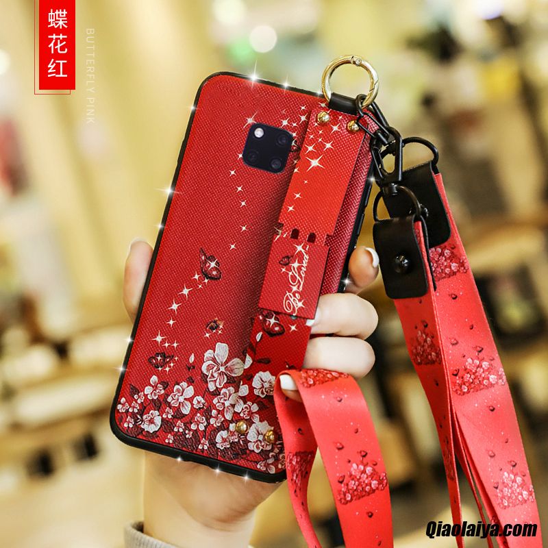 Coque Pour Huawei Mate 20 Pro, Etui Huawei Mate 20 Pro Guess Confortable, Housse Coques De Telephone Personnalisable Rose
