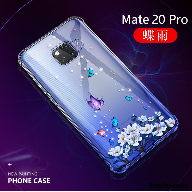 Coque Pour Huawei Mate 20 Pro, Housse Huawei Mate 20 Pro Active Pour Des Hommes, Etui Coque Silicone Or