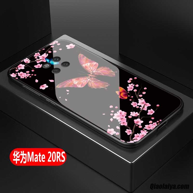 Coque Pour Huawei Mate 20 Rs, Coque Huawei Mate 20 Rs Silicone Métal, Housse Site Pour Coque Darkviolet