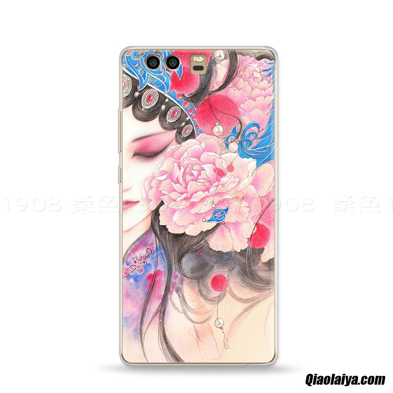 Coque Pour Huawei P10 Pas Cher, Coques Portable Corail, Housse Mobile Huawei P10 Lapin