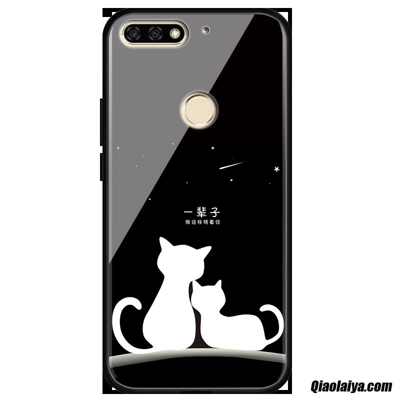 Coque Pour Huawei Y7 2018, Housse Site Coque Téléphone Chocolat, Telephone Portable Huawei Y7 2018 Glace Froide