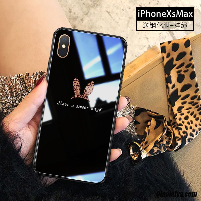 Coque Pour Iphone Xs Max Pas Cher, Case Iphone Xs Max Peau De Mouton, Housse Coques Smartphone Corail
