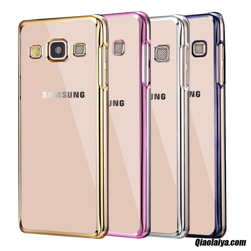 Coque Pour Samsung Galaxy A7, Housse Vente De Téléphone Portable Brun, Coque Samsung Galaxy A7 Pas Cher Métallique