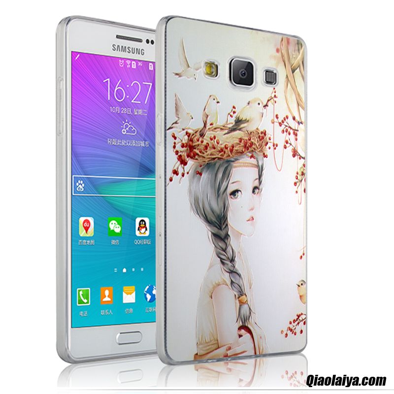 Coque Pour Samsung Galaxy A8 Soldes, Etui Tèlèphone Portable Pas Cher Bleu, Housse Samsung Galaxy A8 Silicone Crocodile