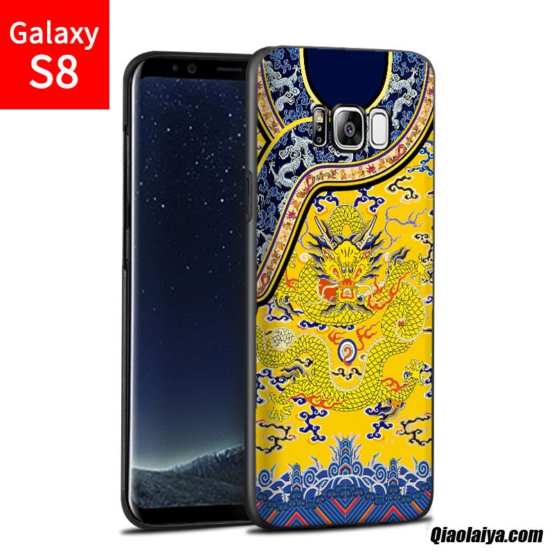 Coque Pour Samsung Galaxy S8 En Vente, Housse Coques De Telephone Personnalisable Rose, Etui De Protection Samsung Galaxy S8 Cuir