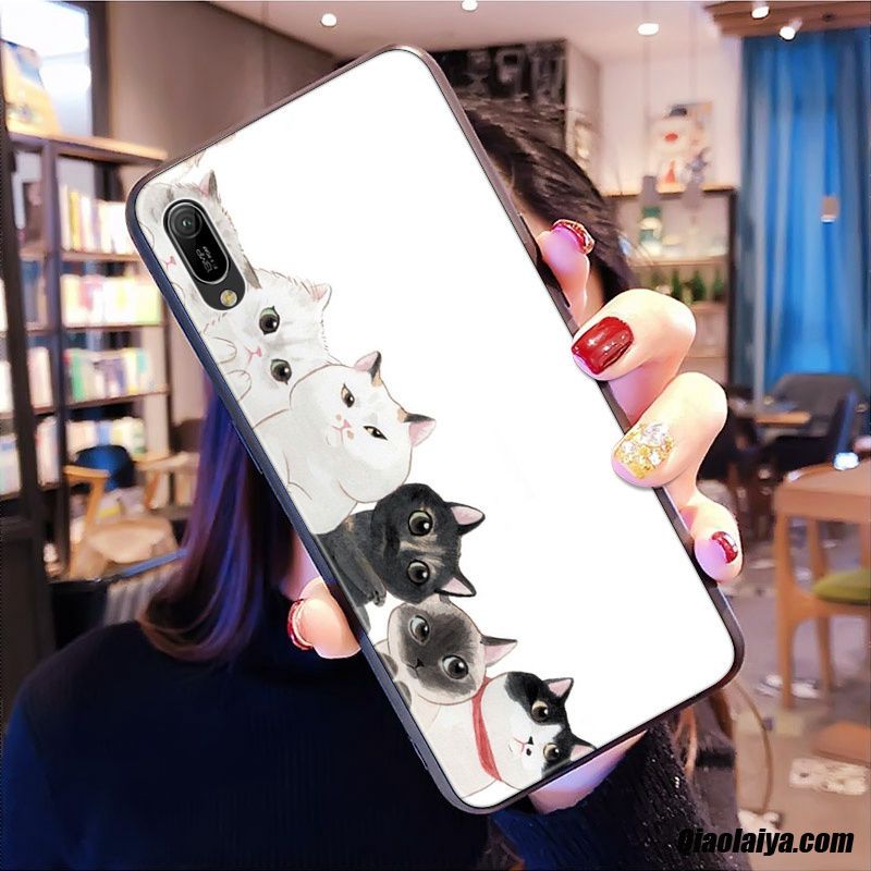 Coque Pour Telephone Huawei Animation, Etui Achat Smartphone Rose, Coque Pour Huawei Y6 2019 Pas Cher