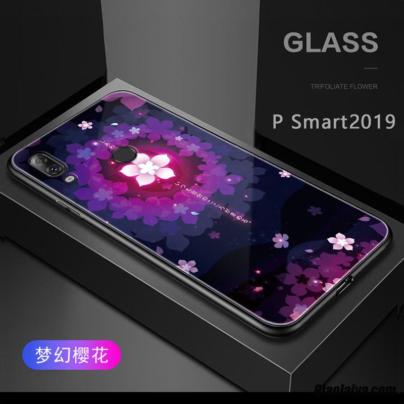 Coque Protection Huawei P Smart 2019 Coquille D'eau, Coque Strass Bordeaux, Coque Pour Huawei P Smart 2019
