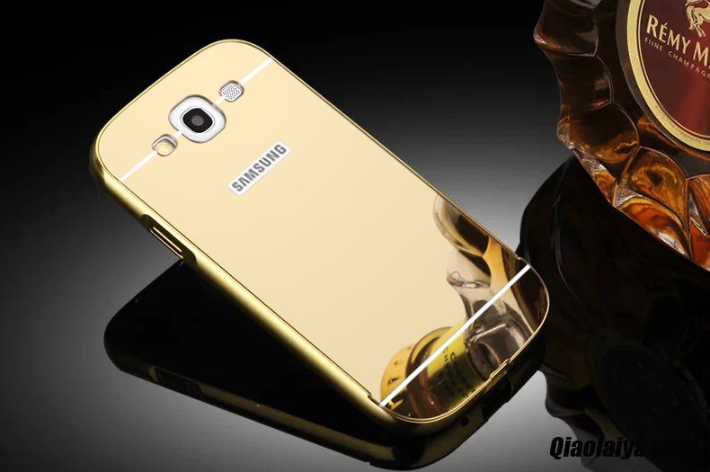 Coque Samsung Galaxy S3 En Bois Protection De L'environnement Shell De Pc Métal, Coque Pour Samsung Galaxy S3, Housse Coque Pour Portable Jaune