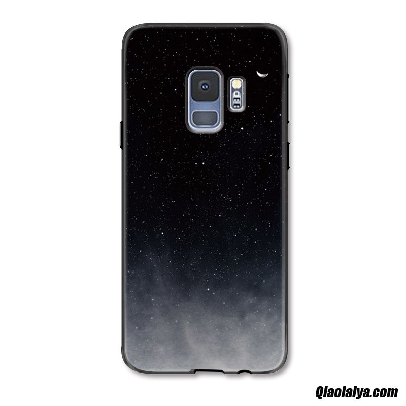 Coque Samsung Galaxy S9 Transparente Cuir Et Autres Matériaux, Coque Pour Samsung Galaxy S9, Housse Téléphones Portables Pas Chers Neige