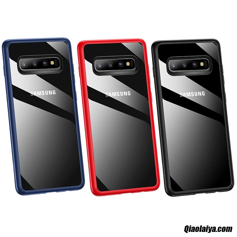 Etui Samsung Galaxy S10+ Pas Cher Serpentin, Coque Pour Samsung Galaxy S10+, Housse Boutique De Coque Rouge