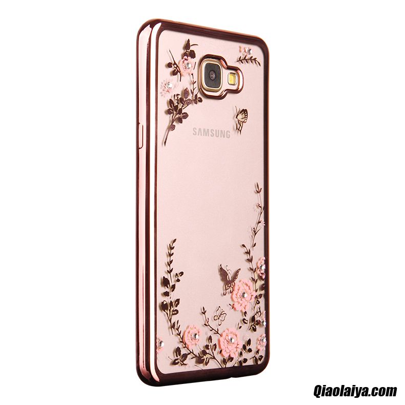 Etui Téléphone Samsung Métallique, Achat Coque Noir, Coque Pour Samsung Galaxy A9