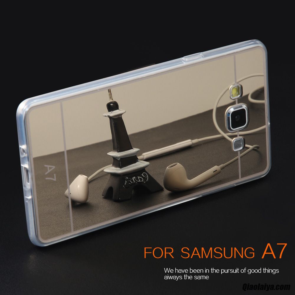 Housse Samsung Galaxy A7 Rose Etui En Silicone, Coque Pour Samsung Galaxy A7 En Ligne, Etui Achat Coque Sarcelle