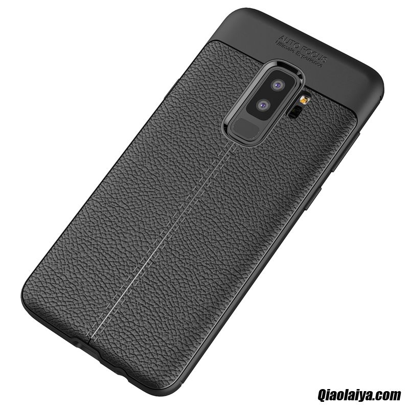 Housse Vente Portable Cyan, Coque Pour Samsung Galaxy S9+ Pas Cher, Housse De Protection Samsung Galaxy S9+ Coquille Net