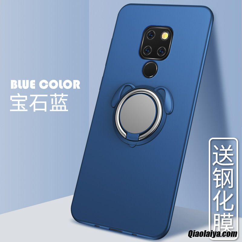 Huawei Mate 20 X Etui Gentleman, Coque Pour Huawei Mate 20 X, Housse Téléphone Portable Pas Cher Bleu