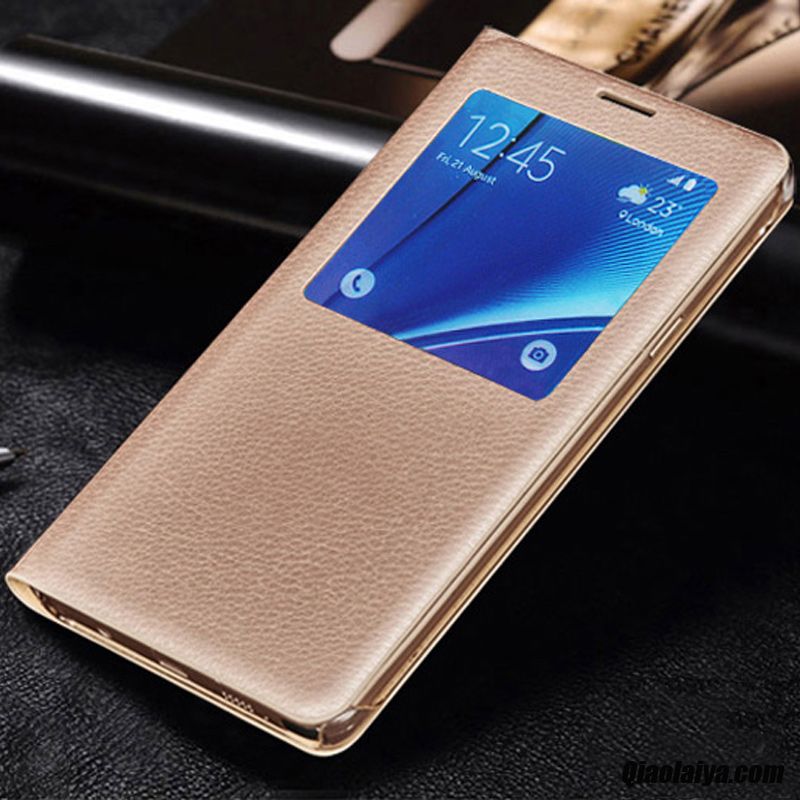 Offre Samsung Galaxy Note 5 Transparent, Coque Pour Samsung Galaxy Note 5, Coque Smartphone Personnalisée Brun