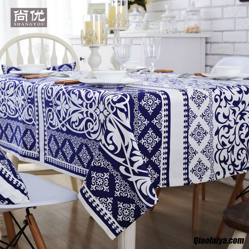 Rectangle Tissu Table De Thé Nappe De Table Moderne Bronzage Textile De Maison