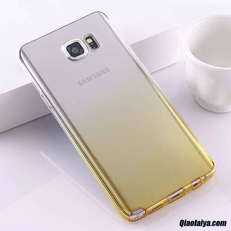 Samsung Galaxy Note 5 4g Plastique Et Fibre De Carbone, Housse Coques De Téléphone Jaune Vert, Coque Pour Samsung Galaxy Note 5