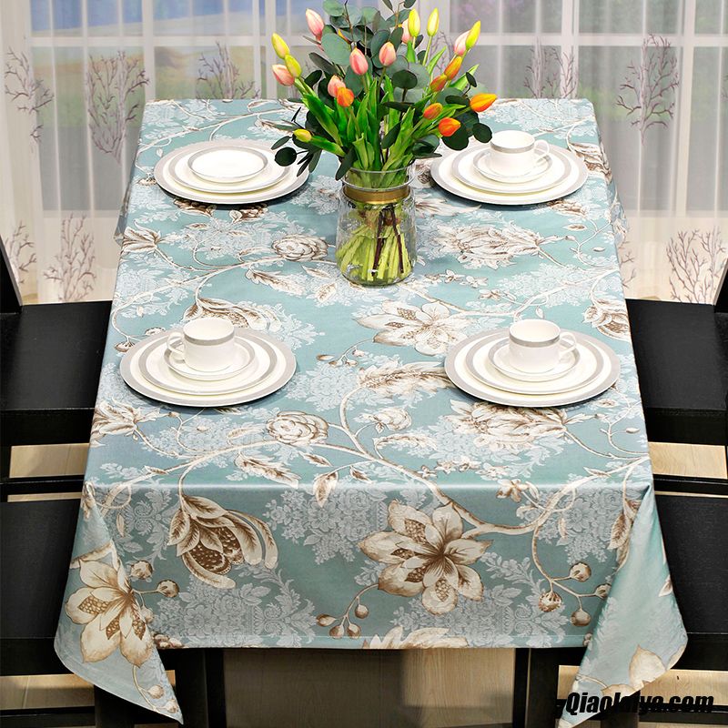 Tissu Linge De Table De Thé Nappe De Table Moderne Style Marron Textile De Maison Pas Cher