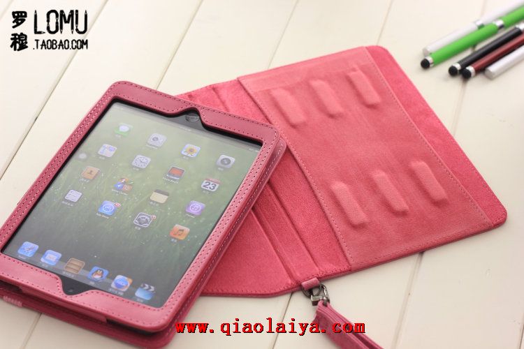 Apple iPad Mini2 support pivotant manchon de protection mince étui en cuir
