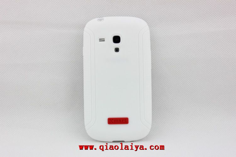 Ensembles téléphone portable Samsung GALAXY SIII rose Mini de i8190 coque molle téléphone portable rouge housse de protection