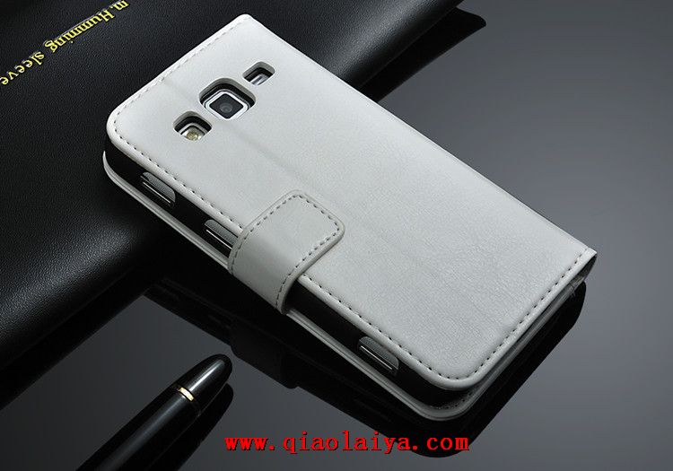 Galaxy Core Advance personnalisé étui en cuir d'affaires GT-I8580 téléphone portable Coque de protection