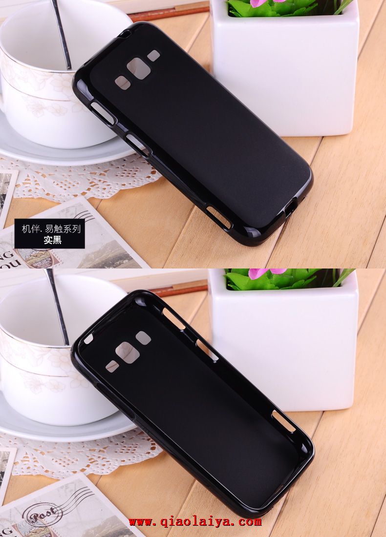 Galaxy Core Advance téléphone de coque givré Samsung I8580 Housse en silicone transparent