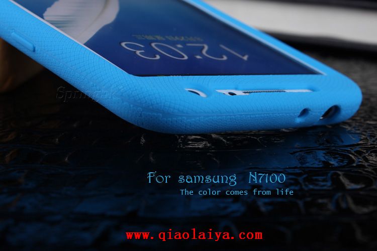 Galaxy Note 2 Coque de protection globale Samsung N7100 ensembles d'ensembles Housse en Silicone