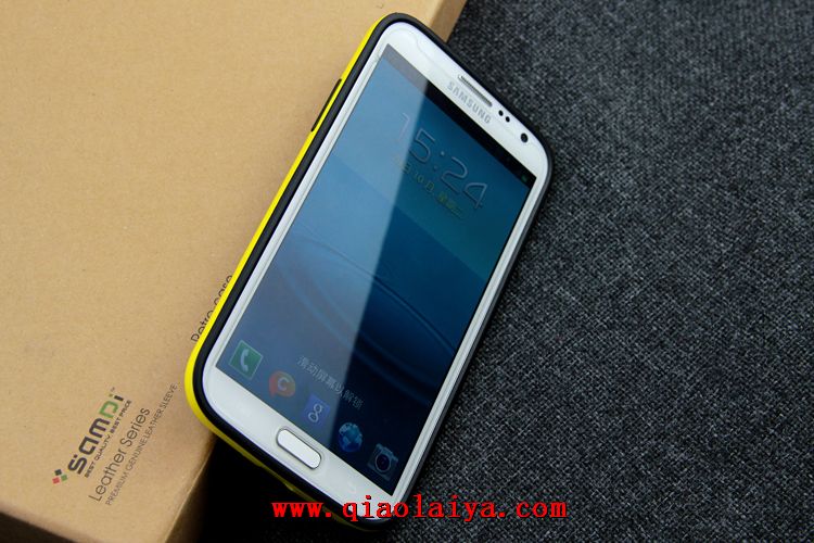 Galaxy Note 2 coque ensembles de Housse en Silicone manchon de protection de téléphone Samsung N7100 Hornet frontières