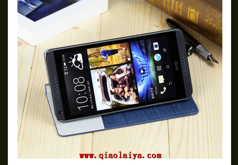 HTC Desire 816 respirante étui en cuir Marques populaires portable coque
