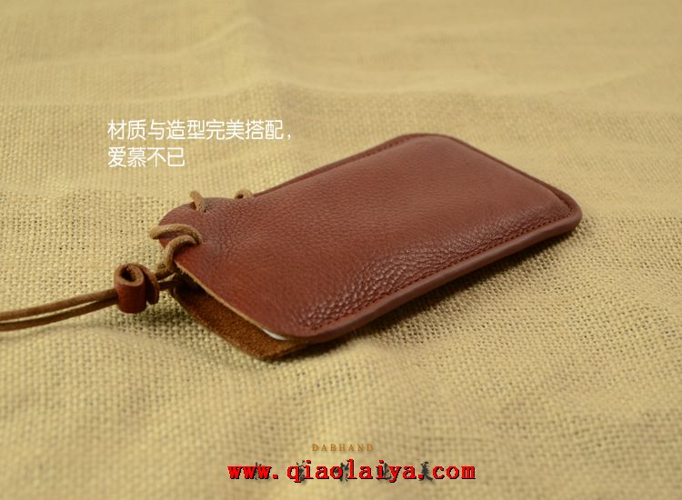 HTC One M7 cowboy étui 802wdt véritables sacs de téléphone portable en cuir