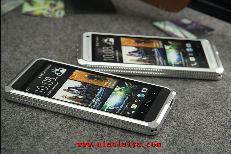 HTC One M7 mobile coque protectrice cadre en métal manchon de protection en métal tout compris