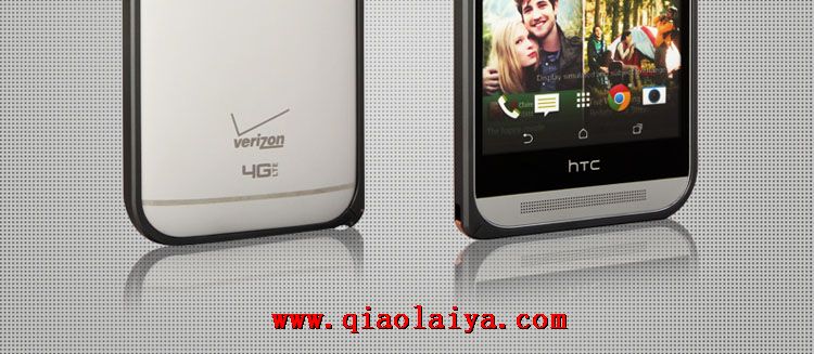 HTC One M8 coque portable ultra-mince en métal cadre métallique Or de coquille de téléphone