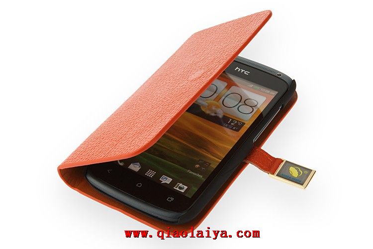 HTC One S matérielles en cuir téléphonie mobile des ensembles Z560E téléphone mobile coque protectrice marron