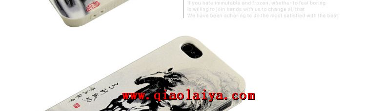 Housse de téléphone iPhone 5/5S peints Personnalisé téléphone allégement de la coque