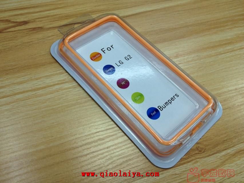 LG G2 en plastique frontière de protection D802 coloré coque protectrice transparente