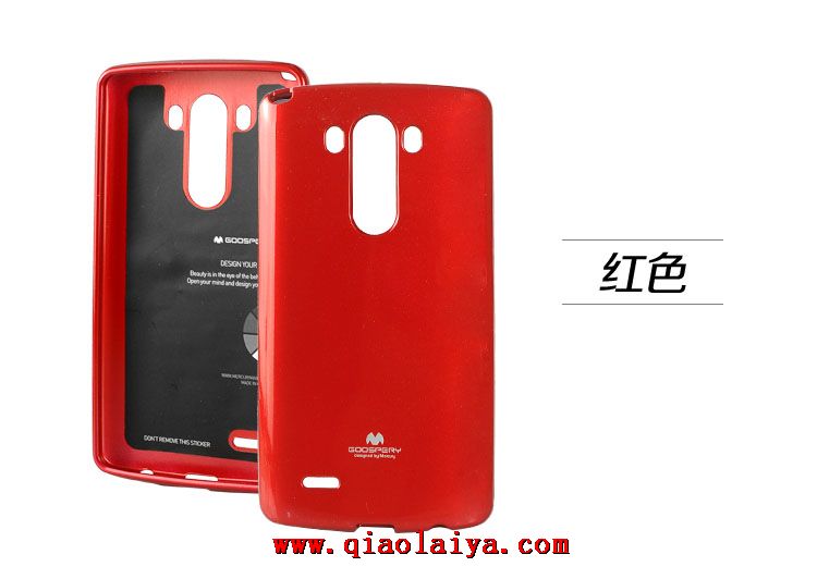 LG G3 Glitter téléphone silicone étui F400LSK coque protectrice sur mesure