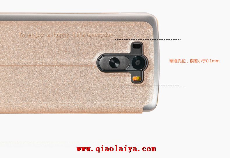 LG G3 ultra-mince respirant étui de téléphone Pure version de luxe de la protection de stent