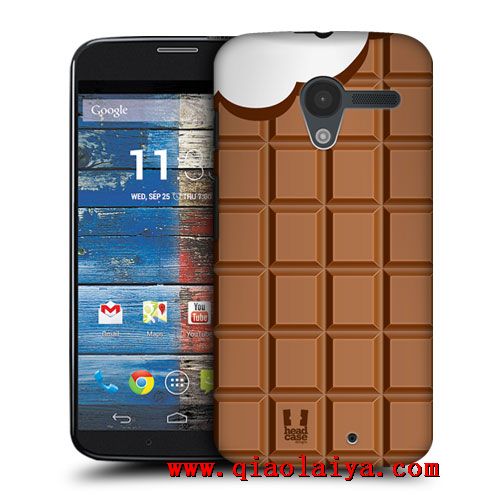 MOTOROLA MOTO X Chocolat portable coque de protection Manchon en plastique Marron de haute qualité