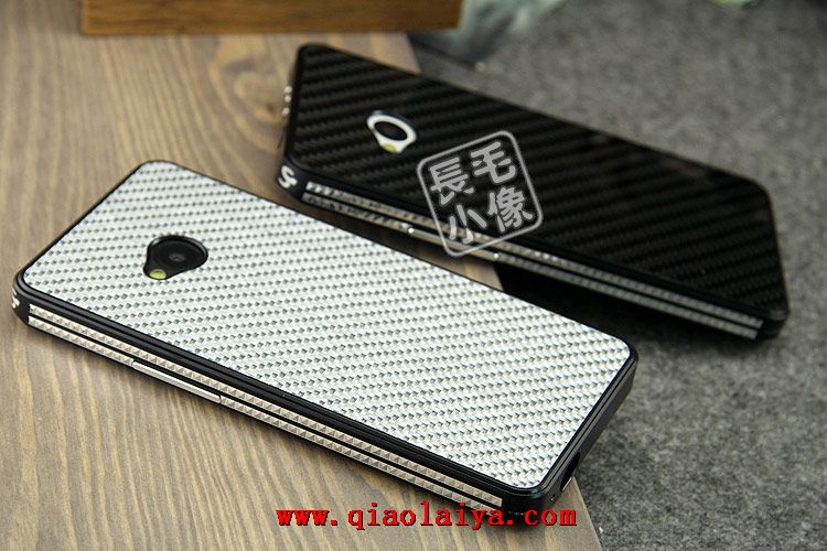 Personnalisé HTC ONE M7 de structure métallique de couverture arrière de coque de protection