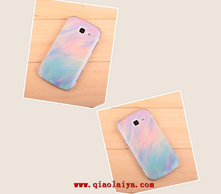Samsung GALAXY Trend tissu coque coquille de téléphone SCH-I699 7572 Capot peint